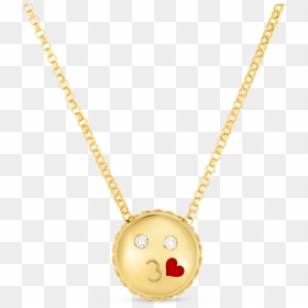 Roberto Coin Kiss Emoji Pendant With Diamonds - Locket, HD Png Download - diamond emoji png