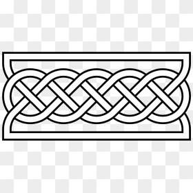 Decorative Horizontal Line - Celtic Knot Svg Free, HD Png Download - simple border png