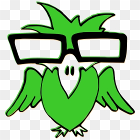 Parrot In Glasses Clipart, HD Png Download - nerd png