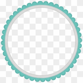 Turquoise Frame Transparent Background Png - Unicorn Stickers Party Favor, Png Download - simple border png