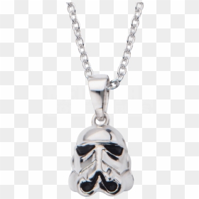 Transparent Storm Trooper Helmet Png - Necklace, Png Download - stormtrooper helmet png