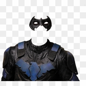 Nightwing Transparent Background Png - Titans Nightwing Costume Edit, Png Download - nightwing png