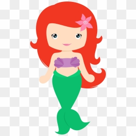 Cupcake Clipart Ariel - Mermaid Clipart Free, HD Png Download - ariel png