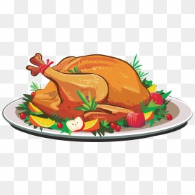 Library Of Free Jpg Free Library Cooked Turkey Png - Thanksgiving Food Clip Art, Transparent Png - dinner png