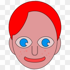 Redhead Blue Nerd - Red Hair, HD Png Download - nerd png