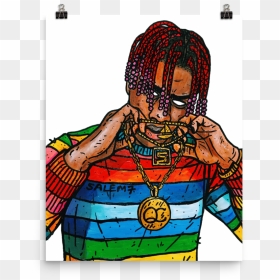 Lil Yachty Print - Lil Yachty Pic Cartoon, HD Png Download - lil yachty png