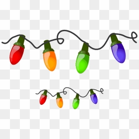 Collection Of Free - Vector Christmas Lights Cartoon, HD Png Download - holiday png