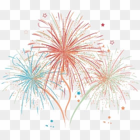 Vector Fireworks Png Download - Firecrackers Png, Transparent Png - fireworks transparent png