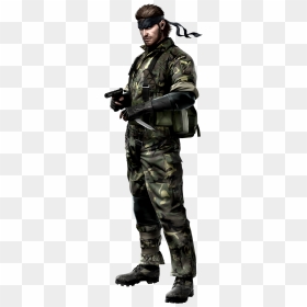 Metal Gear Solid 3 Snake Eater Png - Metal Gear Solid 3 Snake Eater Snake, Transparent Png - solid snake png
