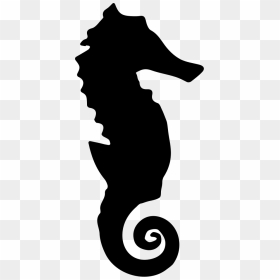Seahorse Silhouette - Silhouette Sea Horse Png, Transparent Png - seahorse png