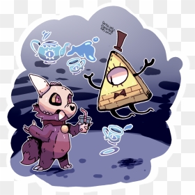 King And Bill Cipher, HD Png Download - bill cipher png