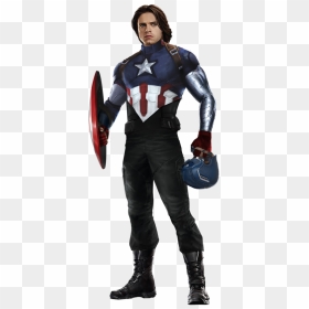 America Deadpool Barnes Cinematic Bucky Universe Falcon - Bucky Barnes Captain America, HD Png Download - captain falcon png