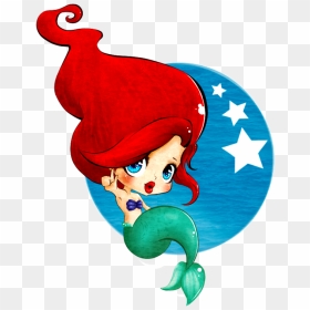 A Little Mermaid - Baby Ariel Mermaid Cartoon, HD Png Download - ariel png