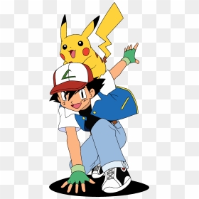 Pokemon Xy Ash Y Pikachu, HD Png Download - 400x950(#6811994) - PngFind