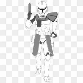Star Wars Clone Trooper Phase Drawings - Draw Star Wars Clone Trooper, HD Png Download - clone trooper png