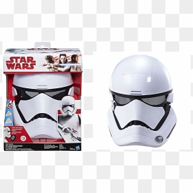 The Last Jedi Electronic Mask - First Order Stormtrooper Masks, HD Png Download - stormtrooper helmet png