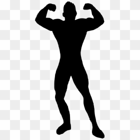 Muscle Png Pic - Muscle Man Silhouette Png, Transparent Png - muscle png