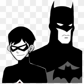 Robin Batman Dick Grayson Nightwing Two-face - Robin Batman Silhouette, HD Png Download - nightwing png