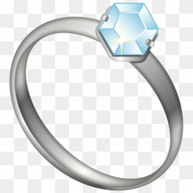 Engagement Ring, HD Png Download - diamond emoji png