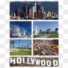 Te-collage Los Angeles - Los Angeles Photo Collage, HD Png Download - hollywood sign png