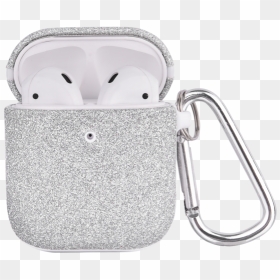 Glitter Airpod Case - Silver Glitter Airpod Case, HD Png Download - silver glitter png