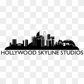 Hollywood Sign Png Transparent Images - Transparent Los Angeles Skyline Outline, Png Download - hollywood sign png
