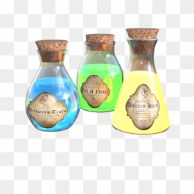 Transparent Potion Bottle Png - Harry Potter Potions Png, Png Download - potion png