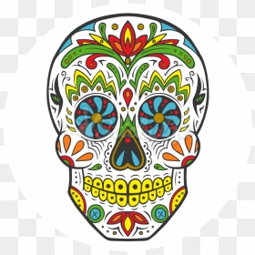 La Calavera Catrina Day Of The Dead Human Skull Symbolism - Day Of The Dead Skulls Transparent, HD Png Download - sugar skull png