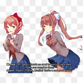 Sayori Clube de Literatura Doki Doki PNG transparente - StickPNG