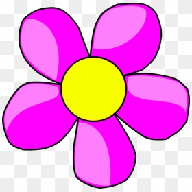 Flower Petal Clipart - Flower Cartoon Clipart, HD Png Download - rose petal png