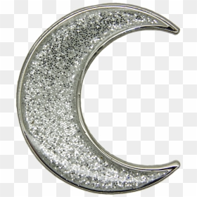 Thumb Image - Silver Glitter Moon Transparent, HD Png Download - silver glitter png