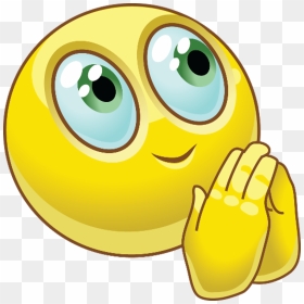 Smiley Png - Emoticons Praying, Transparent Png - smiley face emoji png