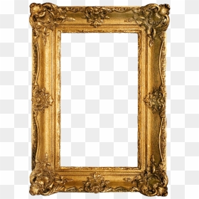 Golden Vintage Frame Png Clipart - Gold Frame Clip Art, Transparent Png - golden frame png