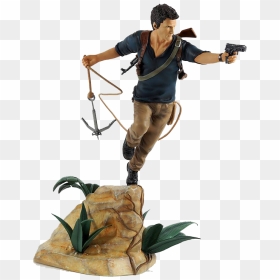Uncharted 4 A Thief"s End Pvc Statue Nathan Drake - Uncharted Statue, HD Png Download - nathan drake png