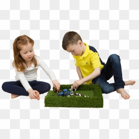 Children Playing On Grass Png, Transparent Png - grass field png