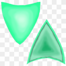 Green Cat Ears Transparent Clipart , Png Download - Cat Ears Transparent Background Green, Png Download - cat ears png