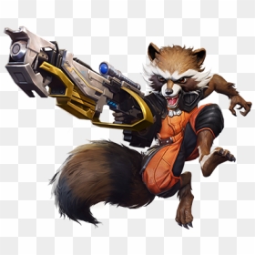 Rocket Raccoon Marvel Super War, HD Png Download - rocket raccoon png