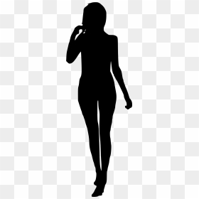 Woman Silhouette - Silhouette Of A Woman Png, Transparent Png - woman standing png
