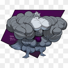 Wolf O Donnell Muscle - Cool Wolf O Donnell, HD Png Download - muscle png