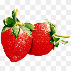 Strawberry Png Images - Two Strawberries Png, Transparent Png - strawberries png