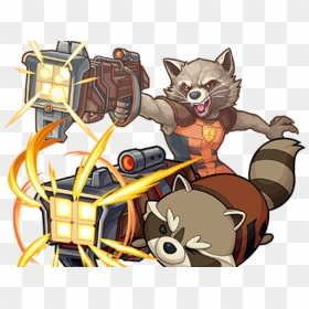 Rocket Raccoon Clipart Defender Galaxy - Rocket Raccoon, HD Png Download - rocket raccoon png