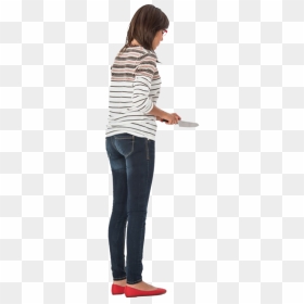 Back Woman Standing Png, Transparent Png - woman standing png