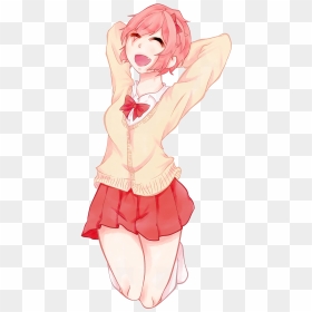 My Art Ddlc Sayori Doki Doki Sayori Fan Art Help I"m - Illustration, HD Png Download - sayori png