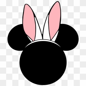 Mickey Mouse White Bunny Ears - Circle, HD Png Download - bunny ears png