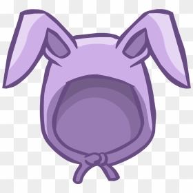 Lavender Bunny Ears - Bad Bunny Logo Png Transparent, Png Download - bunny ears png