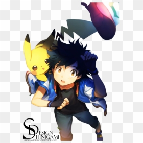 Render Ash Ketchum,pikachu - Anime Pokemon Ash Pikachu, HD Png Download - ash ketchum png