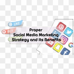 Social Media Marketing Strategy - Graphic Design, HD Png Download - youtube like png