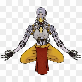 Collection Of Free Zenyatta Transparent - Zenyatta Overwatch Transparent, HD Png Download - zenyatta png