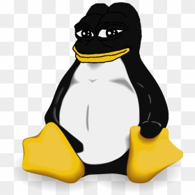 Transparent Smug Pepe Png - Transparent Linux Operating System Logo, Png Download - feelsgoodman png