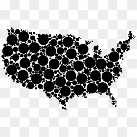 United States Map Circles Clip Arts - Clip Art, HD Png Download - circles png